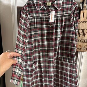 Cabela's Women's Checkered Shirt Dress - Red, Black, White